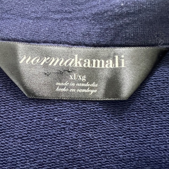 Norma Kamali Women's Navy Blue Classic Utility Dispatch Button Up Jacket - Picture 5 of 7